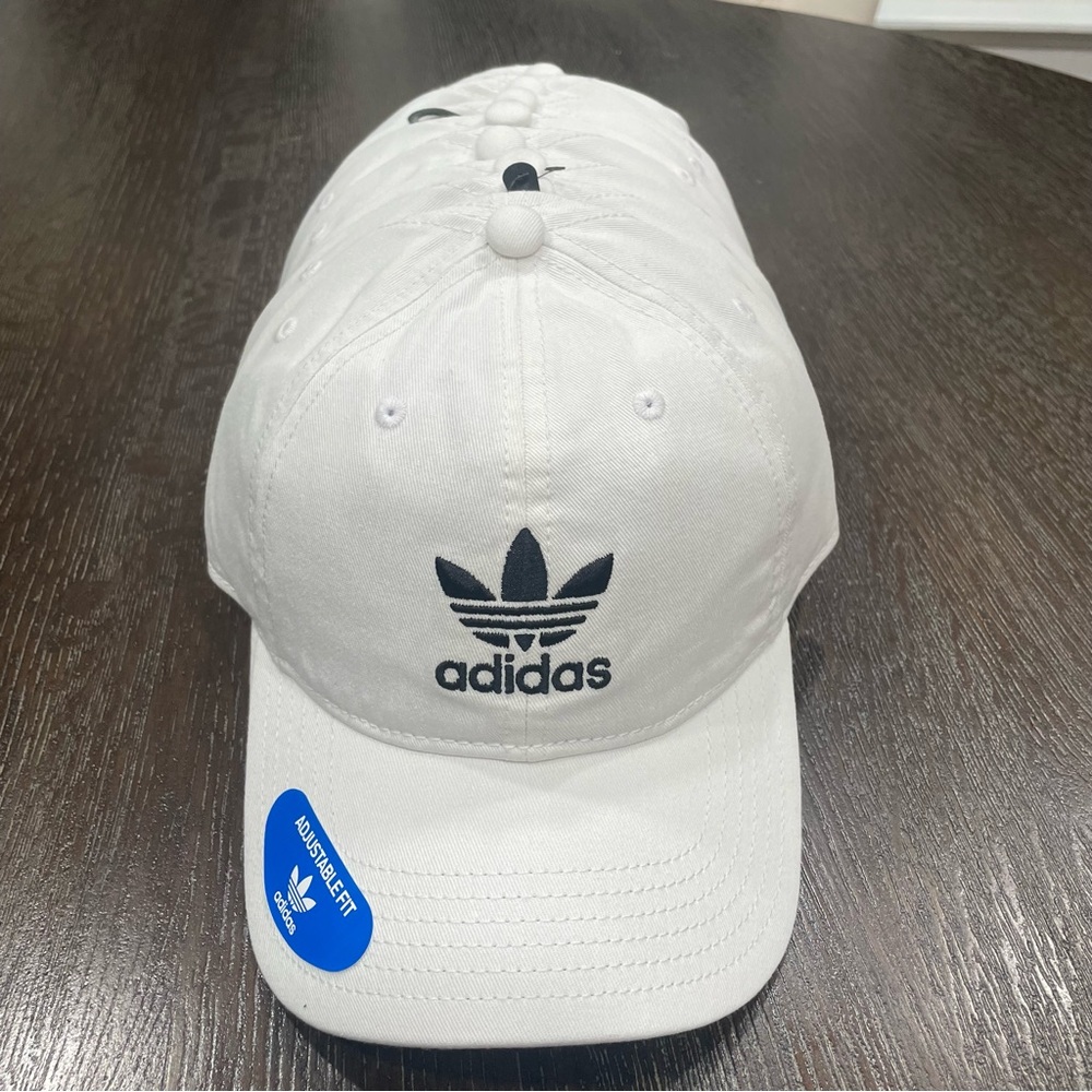 Adidas White Men’s Adjustable Hat